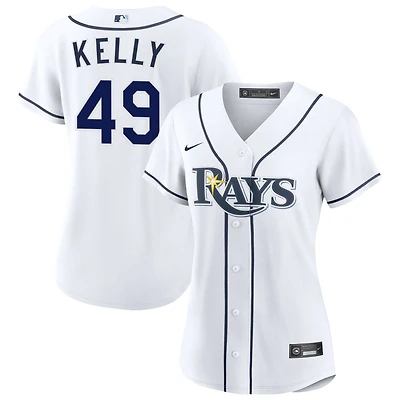 Kevin Kelly Women's Nike  White Tampa Bay Rays Home Custom Replica 2.0 Jersey