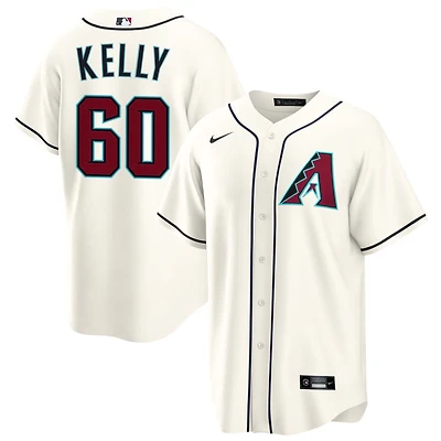 Casey Kelly Men's Nike  Cream Arizona Diamondbacks Home Custom Replica Jersey