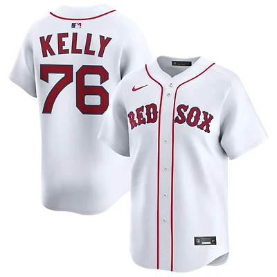 Zack Kelly Men's Nike White Boston Red Sox Home Limited Custom Jersey