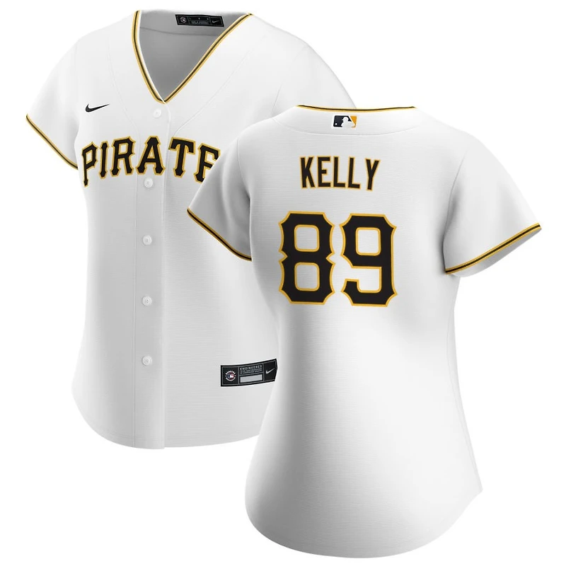 Antwone Kelly Women's Nike White Pittsburgh Pirates Home Replica Custom Jersey