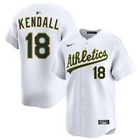 Jason Kendall Men's Nike White Athletics Home Limited Pick-A-Player Retired Roster Jersey