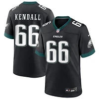 Drew Kendall Men's Nike Black Philadelphia Eagles Alternate Custom Game Jersey