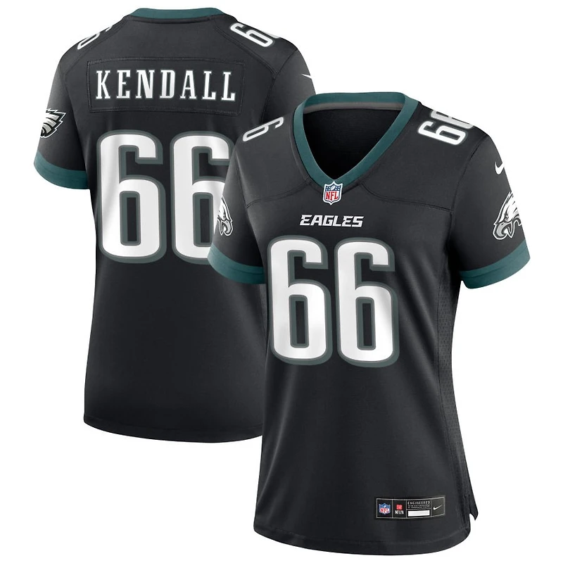 Drew Kendall Women's Nike Black Philadelphia Eagles Alternate Custom Game Jersey