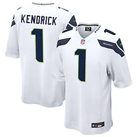 Derion Kendrick Men's Nike  White Seattle Seahawks Custom Game Jersey