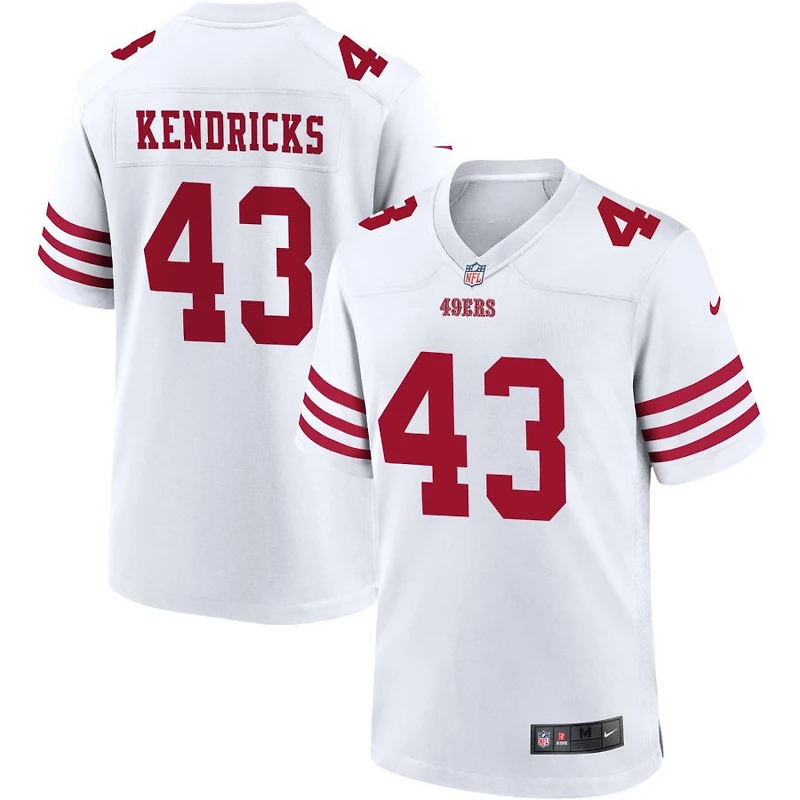 Eric Kendricks Men's Nike White San Francisco 49ers Game Custom Player Jersey