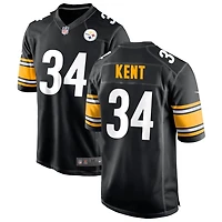 Donte Kent Men's Nike Black Pittsburgh Steelers Custom Game Jersey