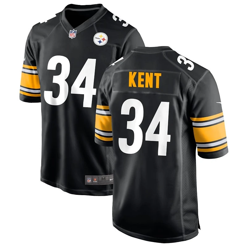 Donte Kent Men's Nike Black Pittsburgh Steelers Custom Game Jersey