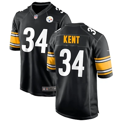 Donte Kent Men's Nike Black Pittsburgh Steelers Custom Game Jersey