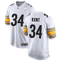 Donte Kent Men's Nike White Pittsburgh Steelers Game Custom Jersey