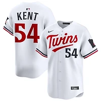 Zak Kent Men's Nike White Minnesota Twins Home Limited Custom Jersey