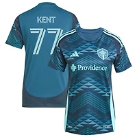 Ryan Kent Women's adidas  Blue Seattle Sounders FC 2025 The Salish Sea Kit Replica Custom Jersey