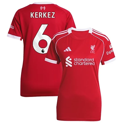 Milos Kerkez Women's adidas  Red Liverpool 2025/26 Home Custom Replica Jersey