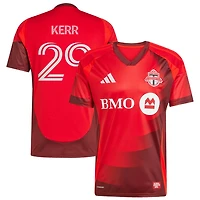 Deandre Kerr Men's adidas  Red Toronto FC 2025 Club Kit Replica Custom Jersey