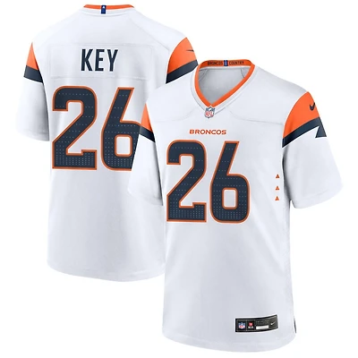 Devon Key Men's Nike  White Denver Broncos Mile High Collection Custom Game Jersey