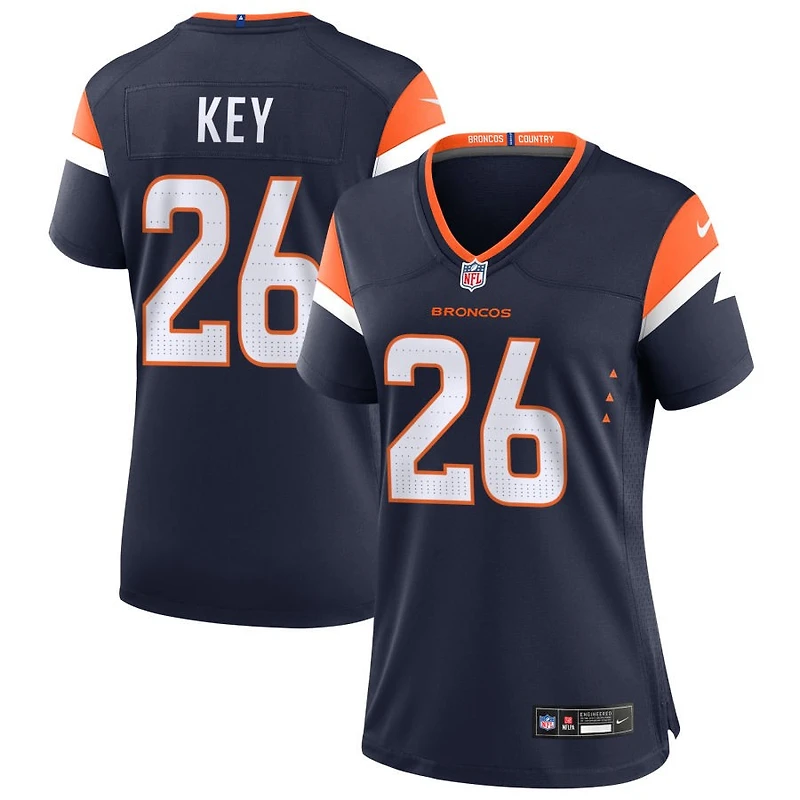 Devon Key Women's Nike Navy Denver Broncos Alternate Mile High Collection Custom Game Jersey