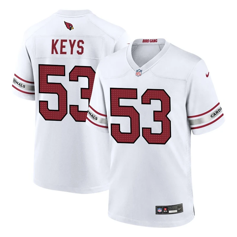 Austin Keys Men's Nike White Arizona Cardinals Custom Game Jersey