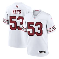 Austin Keys Men's Nike White Arizona Cardinals Custom Game Jersey