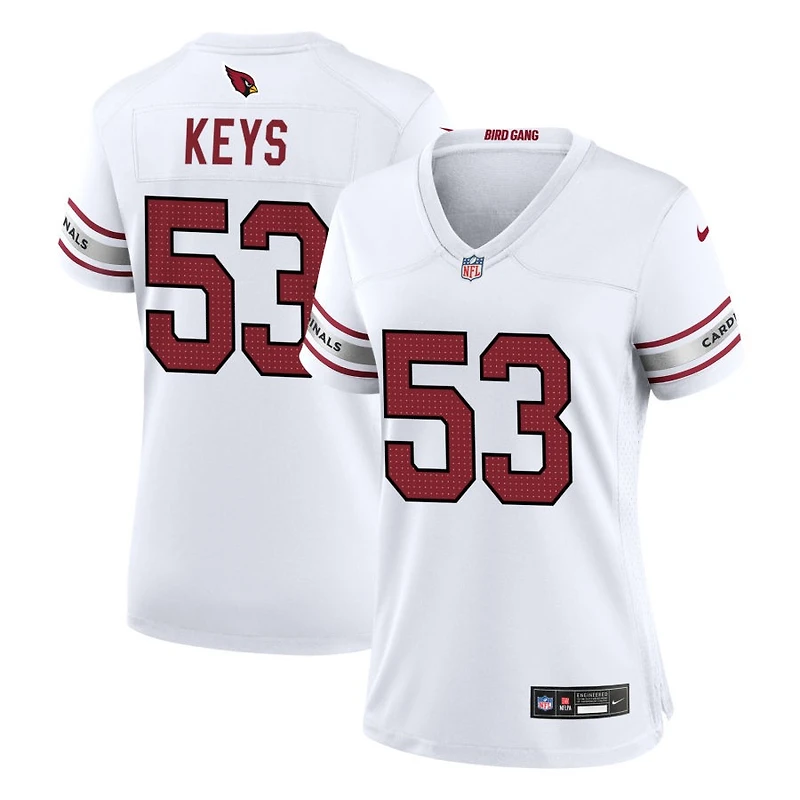 Austin Keys Women's Nike White Arizona Cardinals Custom Game Jersey