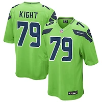 Amari Kight Men's Nike Neon Green Seattle Seahawks Alternate Custom Game Jersey
