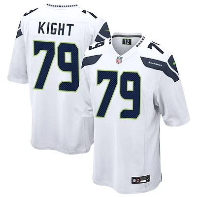 Amari Kight Men's Nike White Seattle Seahawks Custom Game Jersey