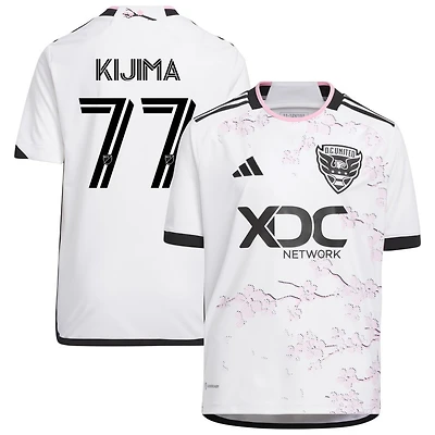 Hosei Kijima Youth adidas White D.C. United 2023 The Cherry Blossom Kit Replica Custom Jersey
