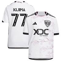 Hosei Kijima Youth adidas White D.C. United 2023 The Cherry Blossom Kit Replica Custom Jersey