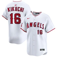 Yusei Kikuchi Youth Nike  White Los Angeles Angels Home Custom Limited Jersey
