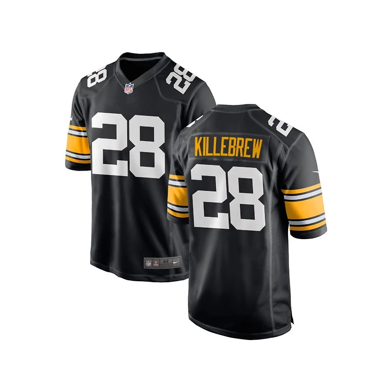 Miles Killebrew Youth Nike Black Pittsburgh Steelers Alternate Custom Game Jersey
