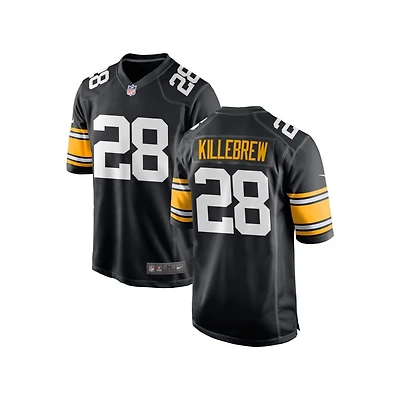 Miles Killebrew Youth Nike Black Pittsburgh Steelers Alternate Custom Game Jersey