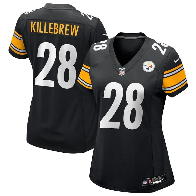 Miles Killebrew Women's Nike Black Pittsburgh Steelers Custom Game Jersey