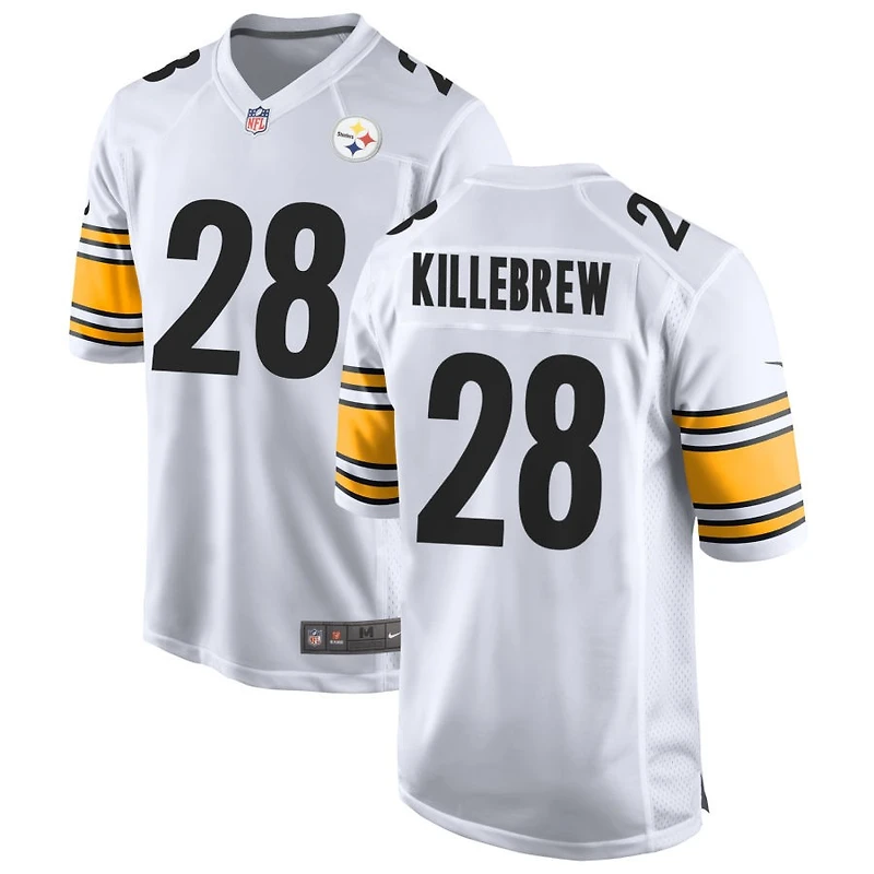 Miles Killebrew Men's Nike White Pittsburgh Steelers Game Custom Jersey