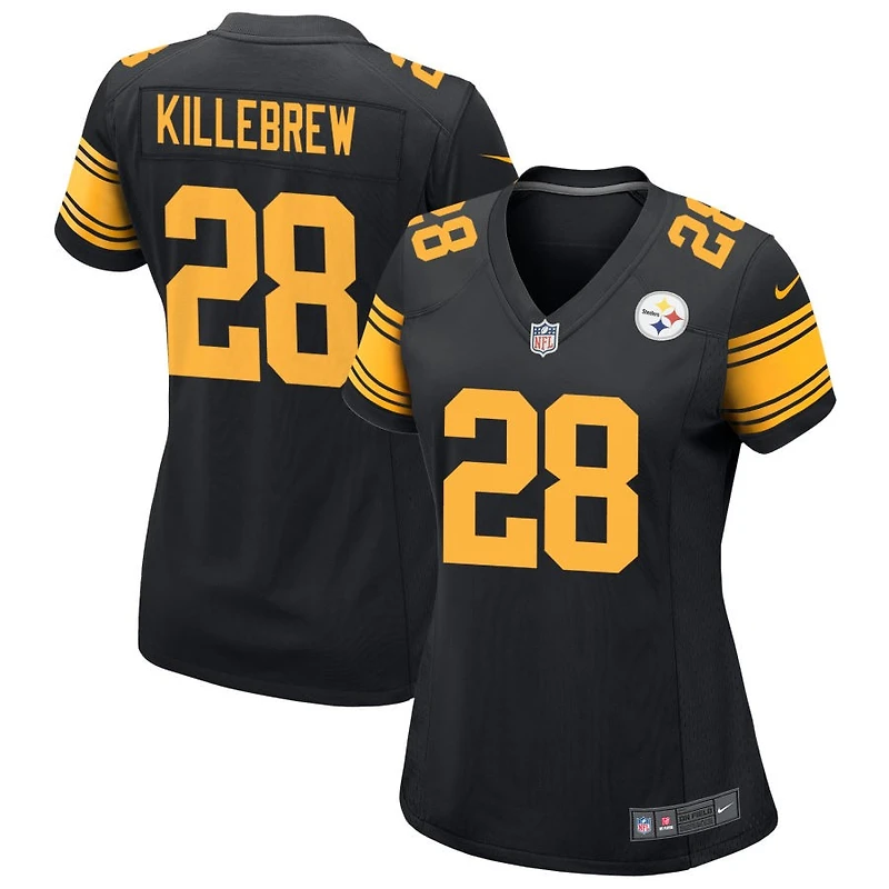 Miles Killebrew Women's Nike  Black Pittsburgh Steelers Alternate Custom Game Jersey