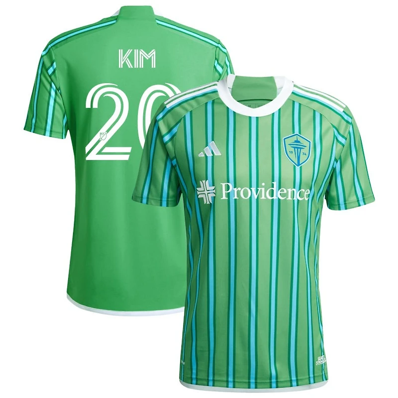 Kim Kee-Hee Kim Men's adidas  Green Seattle Sounders FC 2024 The Anniversary Kit Replica Custom Jersey