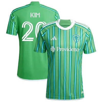 Kim Kee-Hee Kim Men's adidas  Green Seattle Sounders FC 2024 The Anniversary Kit Replica Custom Jersey
