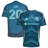 Kim Kee-Hee Kim Men's adidas  Blue Seattle Sounders FC 2025 The Salish Sea Kit Replica Custom Jersey