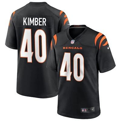 Jalen Kimber Men's Nike Black Cincinnati Bengals Game Custom Jersey
