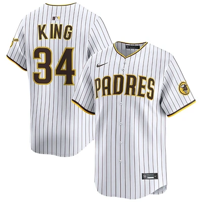 Michael King Men's Nike White San Diego Padres Home Limited Custom Jersey