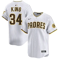 Michael King Men's Nike White San Diego Padres Home Limited Custom Jersey