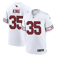 Kalen King Men's Nike White Arizona Cardinals Custom Game Jersey