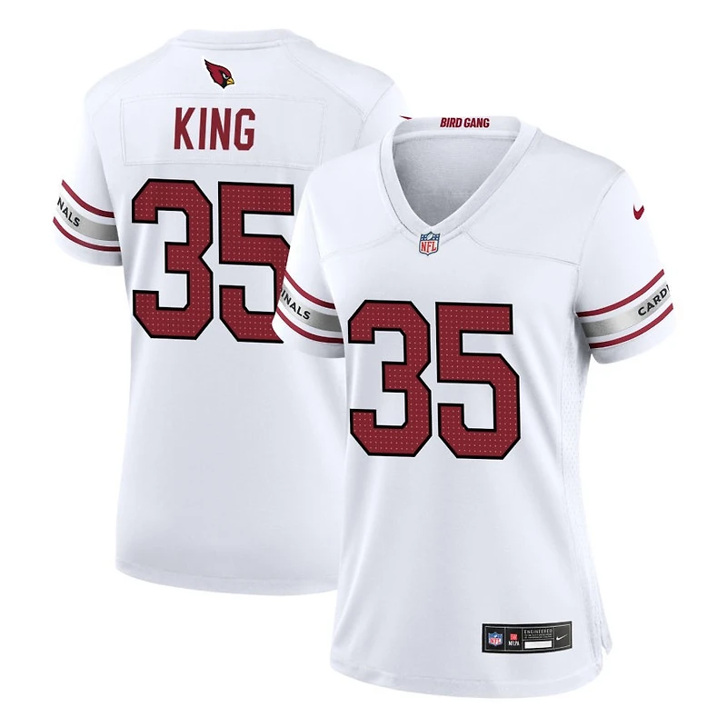 Kalen King Women's Nike White Arizona Cardinals Custom Game Jersey