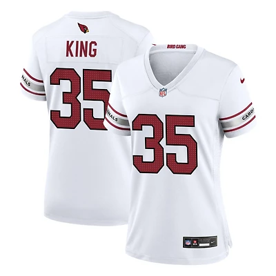 Kalen King Women's Nike White Arizona Cardinals Custom Game Jersey