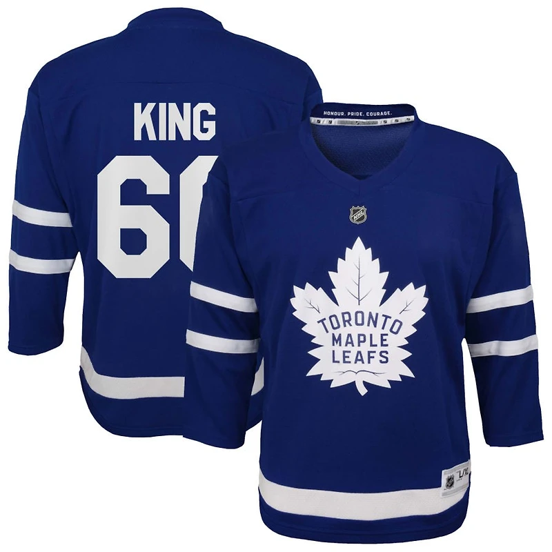 Ben King Youth  Blue Toronto Maple Leafs Home Replica Custom Jersey
