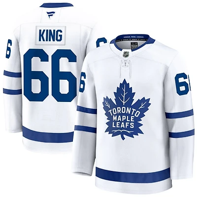 Ben King Men's Fanatics White Toronto Maple Leafs Away Premium Custom Jersey