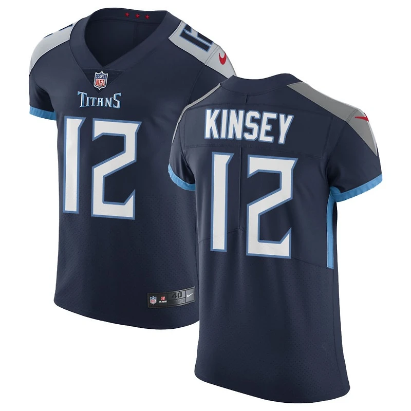 Mason Kinsey Men's Nike Navy Tennessee Titans Vapor Untouchable Custom Elite Jersey