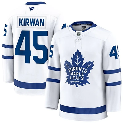 Ryan Kirwan Men's Fanatics White Toronto Maple Leafs Away Premium Custom Jersey