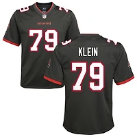 Elijah Klein Youth Nike Pewter Tampa Bay Buccaneers Alternate Custom Game Jersey