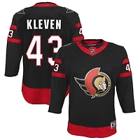 Tyler Kleven Youth Black Ottawa Senators Home Custom Premier Jersey