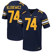Michael Klisiewicz Men's Nike Navy Cal Bears NIL Pick-A-Player Football Game Jersey