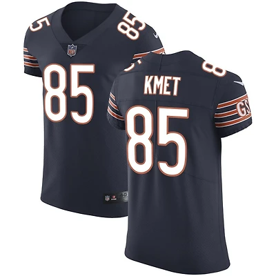 Cole Kmet Men's Nike Navy Chicago Bears Vapor Untouchable Custom Elite Jersey