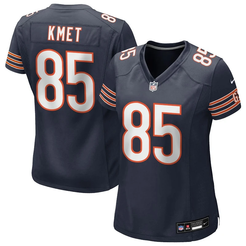 Cole Kmet Women's Nike Navy Chicago Bears Custom Game Jersey